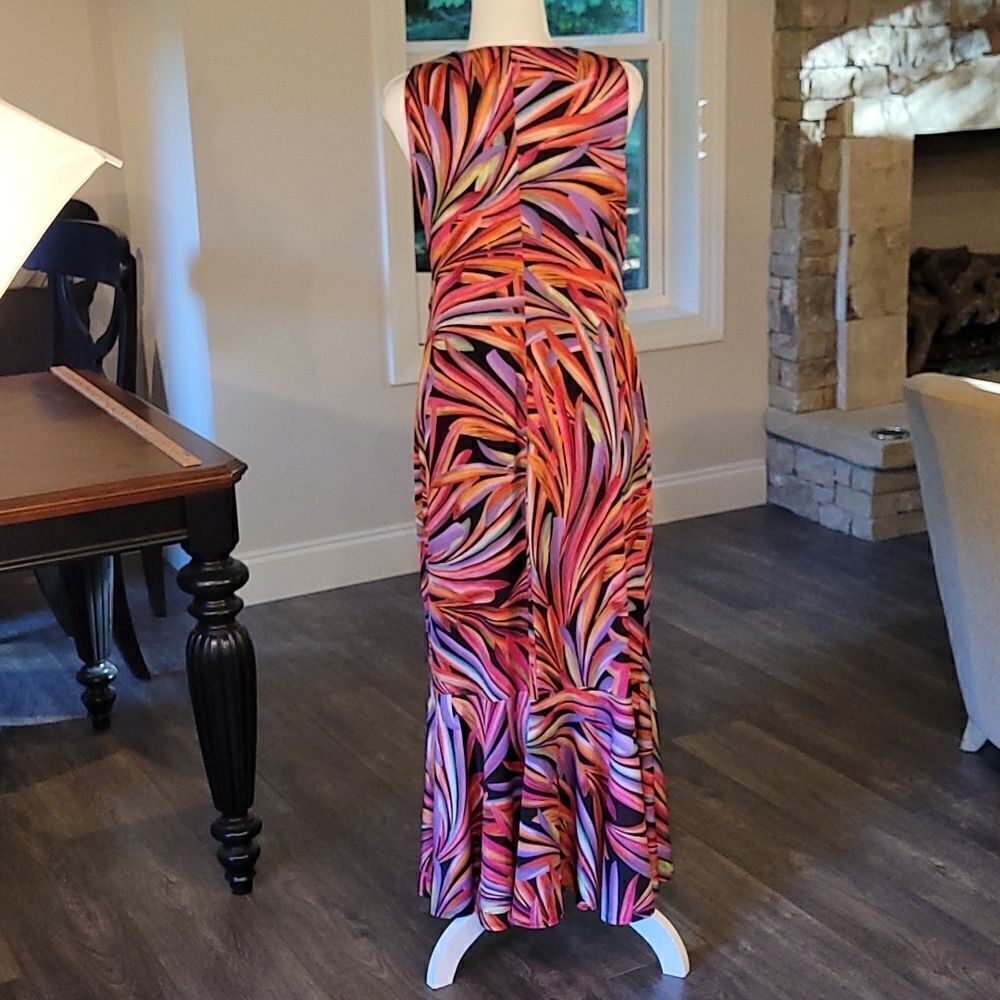 Slinky Brand Size Small Colorful Tank Dress - Picture 2 of 10